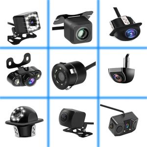 Car Rear View Cameras& Parking Sensors Camera 4 LED Night Vision Reversing Auto Monitor CCD Waterproof 170 Degree HD Video