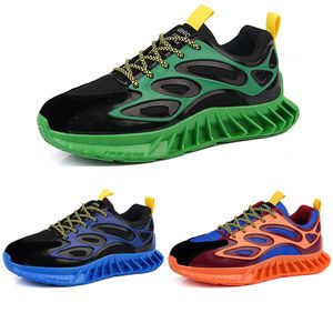 Düşük Fiyat Açık Koşu Ayakkabıları Erkekler Kadınlar Yeşil Mavi Turuncu Sarı Moda Erkek Eğitmenler Bayan Spor Sneakers Yürüyüş Runner Ayakkabı