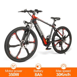 [Stock EU Stock] SAMEBIKE SH26 ELECTRIC-BICE BICICLETTA 26 pollici E-Bike Bike City Bike Bikes Bikes Batteria 36V 8Ah 350W Motore Brushless