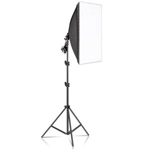 Photography 50x70CM Softbox Lighting Kits Flash Diffusers Professional Light System With Photographic Bulbs Photo Studio Equipment