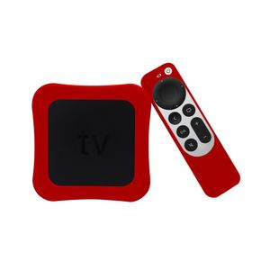 Silicone Protective Remote Control TV-box Case Cover For Apple TV 4K TV6 30set/lot