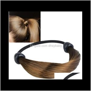 Резиновые ленты ювелирные изделия женские волосы боеобработки плетеные синтетические заплавленные жгути