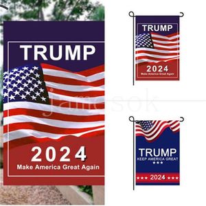 Trump 2024 Flag Republican USA Flags Banner Flagsanti Biden Never America Presidente Donald Funny Garden Campaign DB990