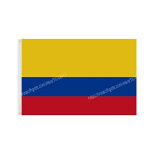 Флаги Колумбии Национальный полиэстер Баннер, летающий 90 х 150 см 3 * 5FT Флаг по всему миру Всемирно на открытом воздухе может быть настроена