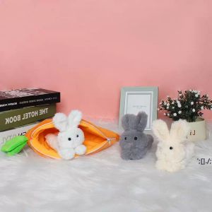 Paskalya Bunny Doldurulmuş Oyuncak Tavşan Havuç Çanta Squish Oyuncaklar Çocuklar Için Bahar Tatil Partisi Bunny Süslemeleri CG001