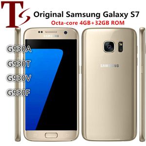 Originale SAMSUNG Galaxy S7 ricondizionato G930F G930A G930T G930V 5.1 pollici Quad Core 4 GB RAM 32 GB ROM 12MP 4G LTE smart phone 1 pz