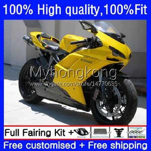 DUCATI 1198R 848 1098 1198 Parlak Sarı S R 2007 2008 2009 2010 2011 2012 Vücut 14NO.66 848R 1098S 07-12 848s 1098s 1198s 07 08 09 10 11 12 OEM PERAING