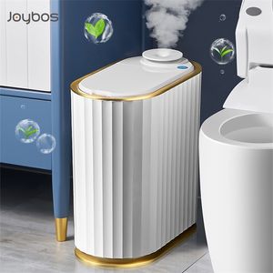 Aromaterapi Akıllı çöp tenekesi Banyo Tuvalet Masaüstü Sensör Çöp Kovası, Hava Spreyi araba 211229 ile