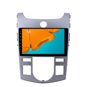 9 inç Araba DVD Oyuncu Android 10 2 DIN Radyo Kia Forte/Cerato Auto AC 2008-2012 Kafa Birimi Ayna Bağlantı WiFi OBD2