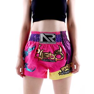 Spor Giyim Çocuklar MMA Kick Boks Muay Thai Şort Erkek Kadın Eğitim Grappling Mücadele Sandıklar Sanda Kickboks Pantolon X0628