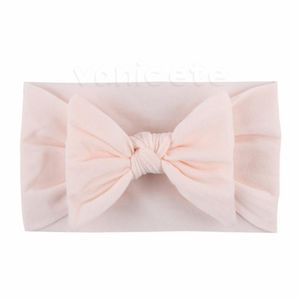 Baby Girl Tabban Headband Мягкие нейлоновые Headwrops лук узлы повязки повязки растягивающие волосы дети маленькие девочки мода волос аксессуары