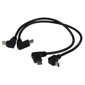 Угол угла 90 градусов USB3.1 Тип C в MALE в мини -5PIN USB -кабель CABLE OTG Adapter Converter Adapter