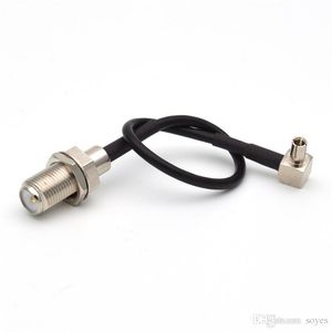 OEM F Female Jack to TS9 Male Plug Right Angle Connector Antennas RG316 Coaxial Cable Pigtail Antenna TS9-F Adapter 10CM-1M Factory