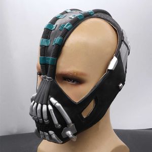 Bruce Wayne karanlık şövalye yükselir BANE COSPLAY Lateks Maske Prop Cadılar Bayramı H0910