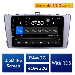 Toyota Avensis için Araba DVD Oynatıcı 2009-2013 Android 10.0 GPS Navigasyon Sistemi Kafa Ünitesi Bluetooth Wifi Oto Radyo Wifi