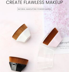 No. 55 Magic Foundation Brush Petal Makeup Щетки с слоеными портативными основаниями Натуральные инструменты красоты 100