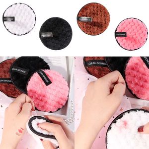 Microfiber Cloth Pads Remover Face Cleansing Towel Reusable Makeup Sponge Double Layer Nail Art Cleaning Wipe Tools