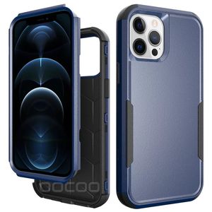 Hibrid Zırh 3 in 1 Defender Durumlarda Ağır Zorlu Rugged Tam Vücut Damlası Darbeye Telefon Kapak iphone 13 12 Pro Max 11 11Pro 12Pro 6 S 8 Artı Fabrika Toptan