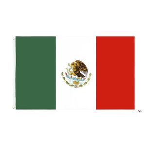 Мексиканский мексиканский флаг Мексики оптом прямой фабрики готов к отправке 3x5 FTS 90x150cm rrf8716
