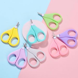 Baby Nail Scissors Short Kids Nails Care Cleaners Safety Stainless Steel Round Head Scissor YL517