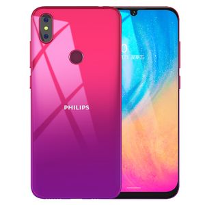 Orijinal Philips S610 4G Cep Telefonu 6 GB RAM 128 GB ROM MTK MT6762 Octa Çekirdek Android 6.088 inç Tam Ekran 13MP 3300 mAh Yüz KIMLIK Parmak İzi Akıllı Cep Telefonu