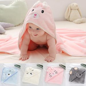 Battaniyeler Kundaklama Doğan Bebek Havlu Yumuşak Sıcak Mircofiber Kumaş Unisex Muslin Kareler Beachh Havlu Bornoz Bornoz