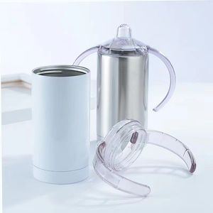 12oz sublimação em branco Bebê garrafa de água dupla camada infantil binaural tumbler vácuo copo