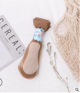 İlkbahar Sonbahar Yaz Kadın İpek Çorap Süper Ince 5D Kristal Pamuk Asetat Fiber 10 Çift Bir Çanta içinde Düşük Ter Emme Kaymaz Casual Buz Ayak Şeffaf Çorap