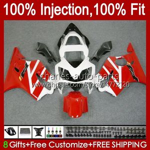 Honda CBR600FS CBR 600F4I 600 F4i FS CC 2001 2002 2003 Vücut 46NO.122 CBR600F4I F4 I 600cc Kırmızı Beyaz 01-03 CBR600 F4I 01 02 03 Enjeksiyon Kalıp Fairing