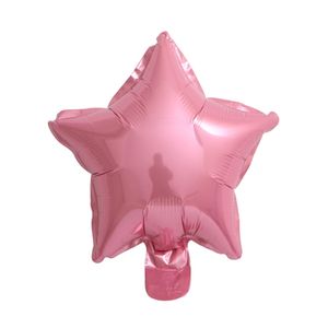 Toptan 10 Inç Yıldız Alüminyum Folyo Balon Parti Dekorasyon Kalp Şekli Doğum Günü Balonları Düğün Noel Malzemeleri
