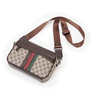 Trend Tasarım Messenger Bag Mini Business Erkek Küçük Omuz Crossbody Flep Bags İnsan Çanta Telefon Çanta