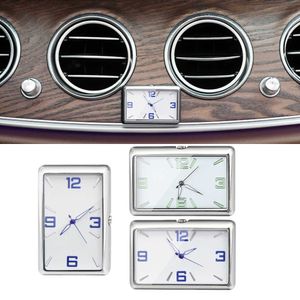 Кварцевые автомобильные часы мода автомобиль интерьер светящиеся часы с адгезивным ремешком для выпускного отверстия воздуха в доске.