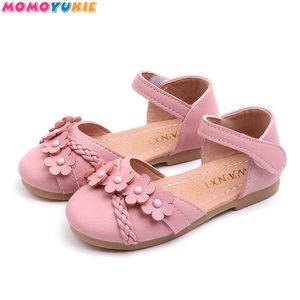 Moda Kore Bebek Ayakkabıları PU Flats Çocuk Bale Prenses Kız Çocuk Çocuk Kız Ayakkabı Için 210713