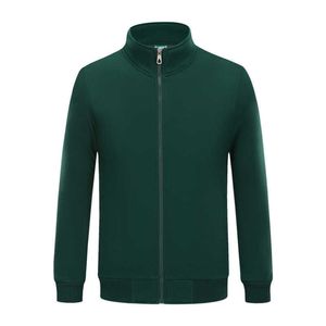 Standı Boyun Erkek Hoodies Fermuar Çift Tişörtü Rahat Pamuk Polyester Düzenli Turuncu Beyaz Sade Hoodie Sware Homme 210609