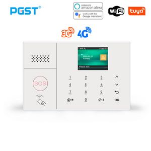 PGST 3G 4G Wireless Home Tuya Smart Life Recklar Kits WiFi Безопасность Система охранной сигнализации Поддержка Alexa Пульт дистанционного управления