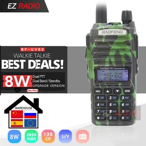 Baofeng -82 5W 8W Walkie Talkie 10 км 82 Black Camo Handy Amateur CB Radio UV-5R -9R плюс 5R UV 9R Охота