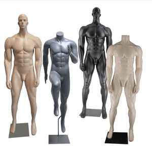 Mannequin Fiberglass Reinforced Plastic Full Body Sports Model Muscle Male Standing