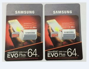 8G/16GB/32GB/64GB/128GB/256GB Yüksek Kalite Samsung EVO+ Plus Micro SD Kart U3/Akıllı Telefon TF Kart C10/Araç Kaydedi Depolama Kartları 95MB/S