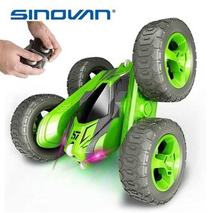 Sinovan RC Stunt Araba 2.4g 4ch Rulo Araba Tarafından Drift Deformasyonu Çevirme 360 ​​Derece Dönen Araç Modelleri Uzaktan Kumanda Oyuncaklar 211029