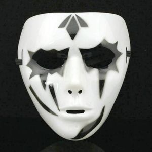 Yeni Hip-Hop Beyaz Cadılar Bayramı Maskesi Terror Srimace Prom Dans Partisi Maskeleri Erkek Kadınlar Yetişkinler Tam Yüz Korku Maskesi Festival Malzemeleri Hediye