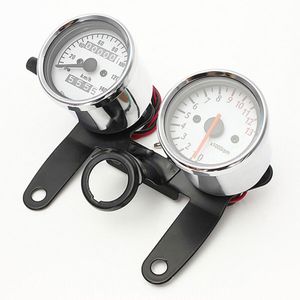 Calibre do tacômetro do odômetro do velocímetro universal da motocicleta da motocicleta com suporte