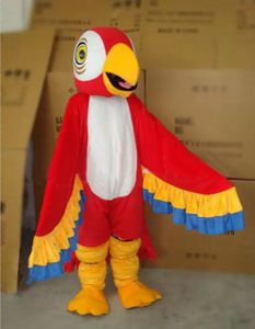Halloween adorável papagaio mascote traje de alta qualidade cartoon anime tema caráter Natal carnaval fantasia fantasia