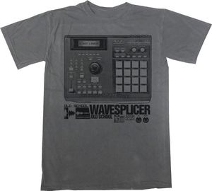 Akai MPC 2000xL Футболка Beat Maker Batum Machine Sampler Sequencer DJ Серые мужские футболки