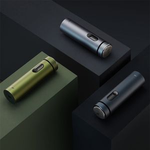 Оригинальные Xiaomi Youpin Smate Electric Shaver Портативный мужской бритвой Beard Trivermer Оливковое зеленое серое цветное экран бритвы моющиеся бороды-триммеры