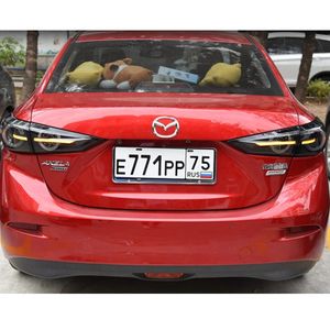 Araba Styling Mazda 3 Axela Sedan 2014-2018 LED Kuyruk Işık DRL Lamba Dönüş Sinyali Arka Ters Fren Park Facelift