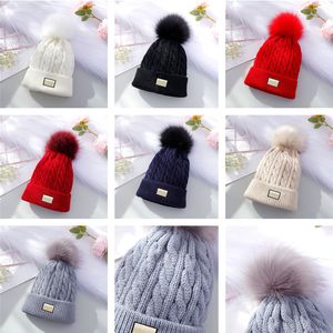 1-8Years Kış Bebek Şapkaları Çocuklar Için Marka Seyahat Erkek Moda Beanies Skullies Chapeu Caps Pamuk Kayak Kap Kız Örgü Şapka