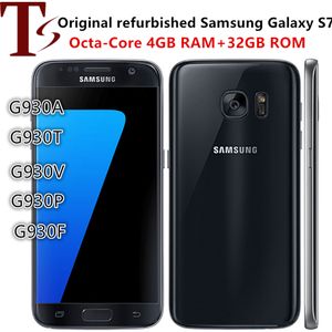 Разблокированный телефон Samsung Galaxy S7 G930F/G930A/G930V 5,1 дюйма, 32 ГБ ПЗУ, 12 МП, четырехъядерный процессор, NFC, отпечаток пальца, 4G LTE, Android-смартфон, 1 шт., DHL
