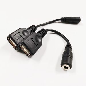 Bağlayıcı Kabloları, DC 4.0x1.7mm Kadın Jack USB2.0-Kadın Soket Güç Adaptörü Şarj Kablosu / 25 adet