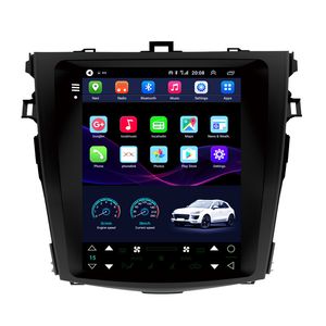 Satış sonrası araba DVD radyo çalar Dash GPS navigasyon sistemi Android 10 Toyota Corolla 2007-2011 için Otomatik Kafa Ünitesi