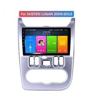 Android 100 Araba DVD Oynatıcı Radyo GPS Navigasyon Renault Duster / Logan 2009-2013 Ses Multimedya Player Baş Ünitesi